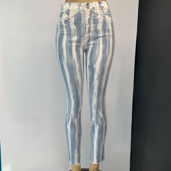 JOE'S flawless the charlie high rise skinny ankle white jeans blue 27 womens - Picture 1 of 10